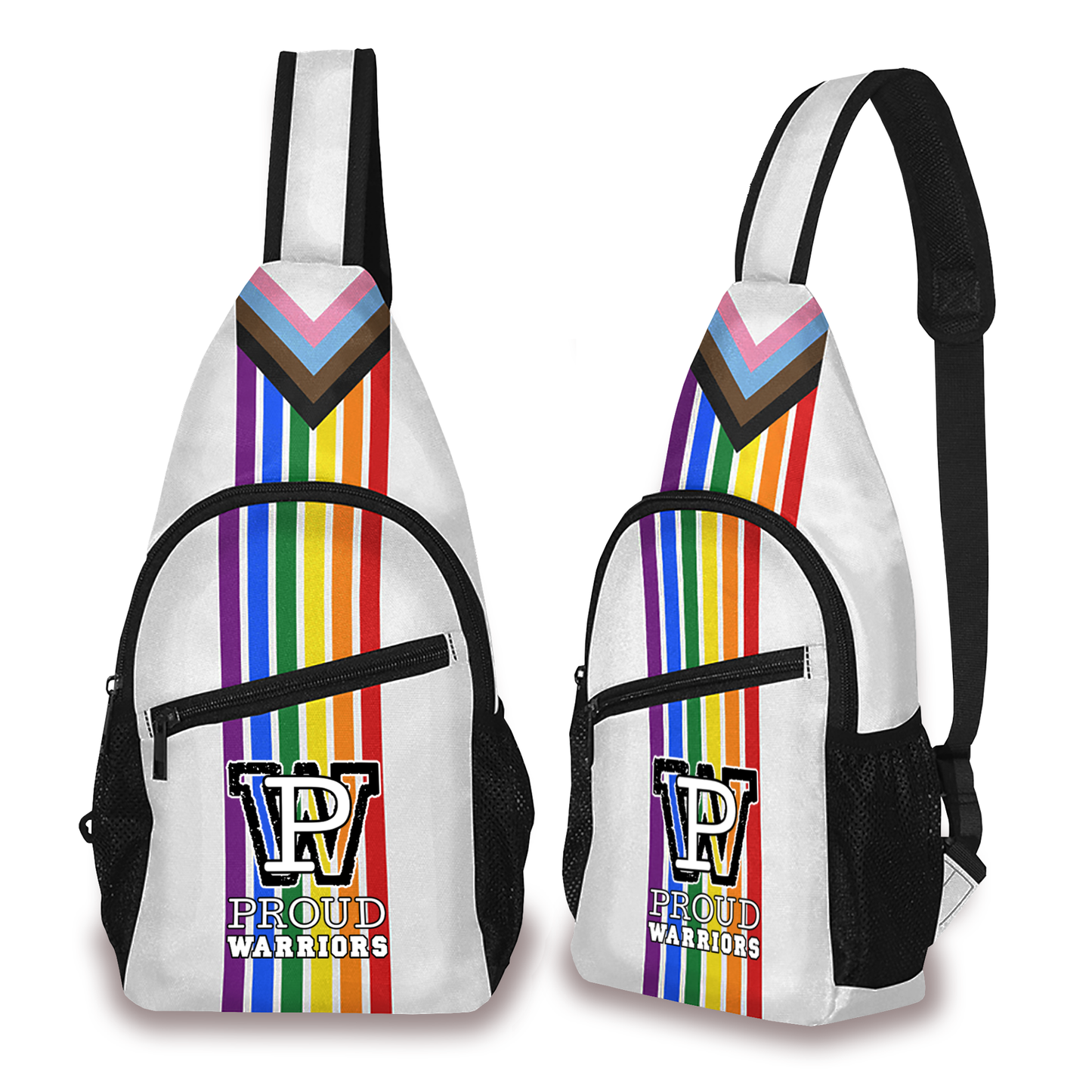 Progress Prididas White Cross-Body Bag