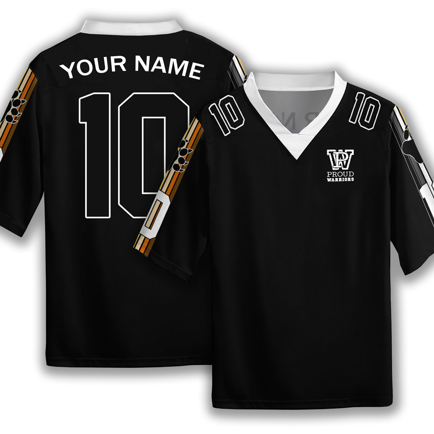 Bears Prididas Personalized Black Soccer Jersey
