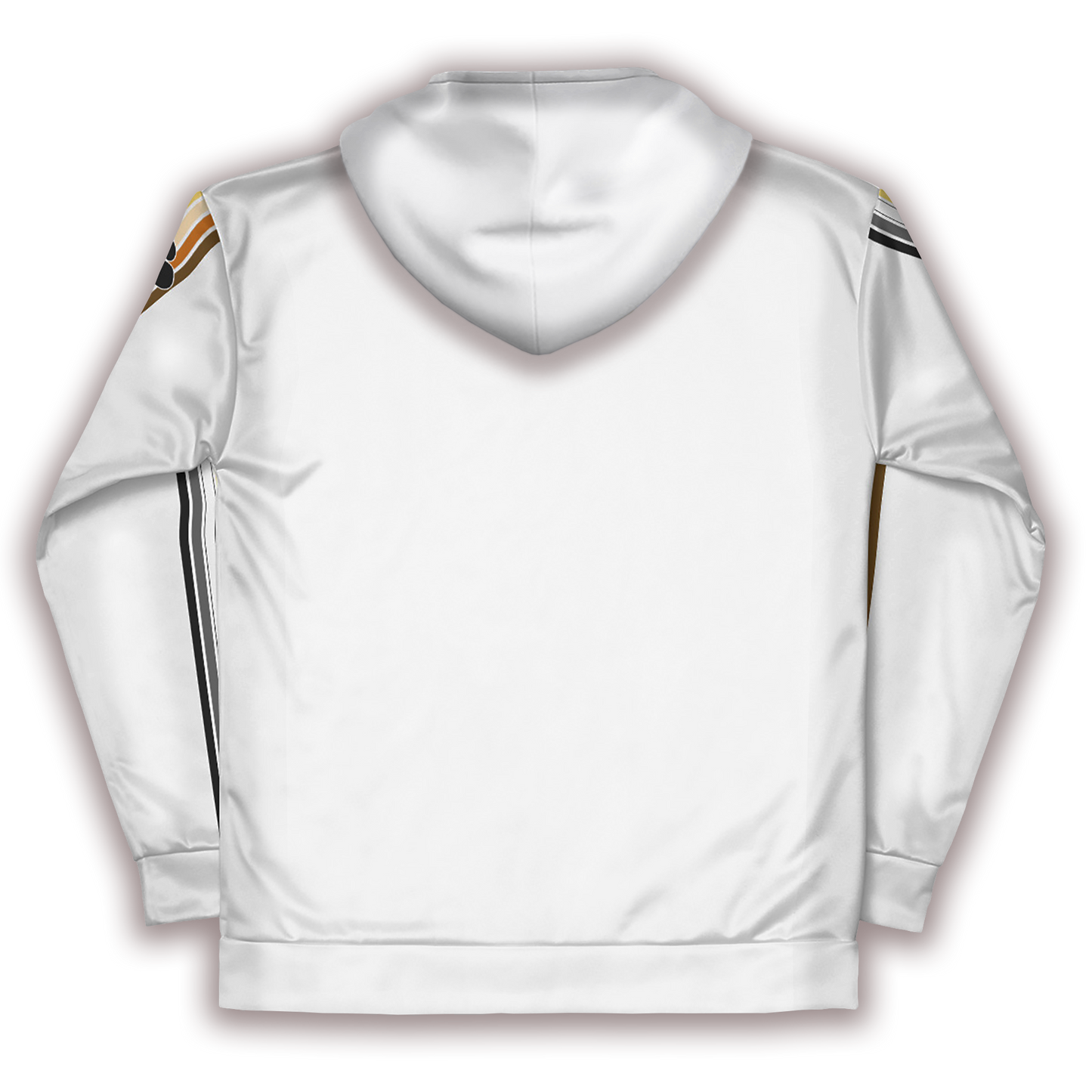 Bears Prididas White Zip Up Hoodie With Pockets