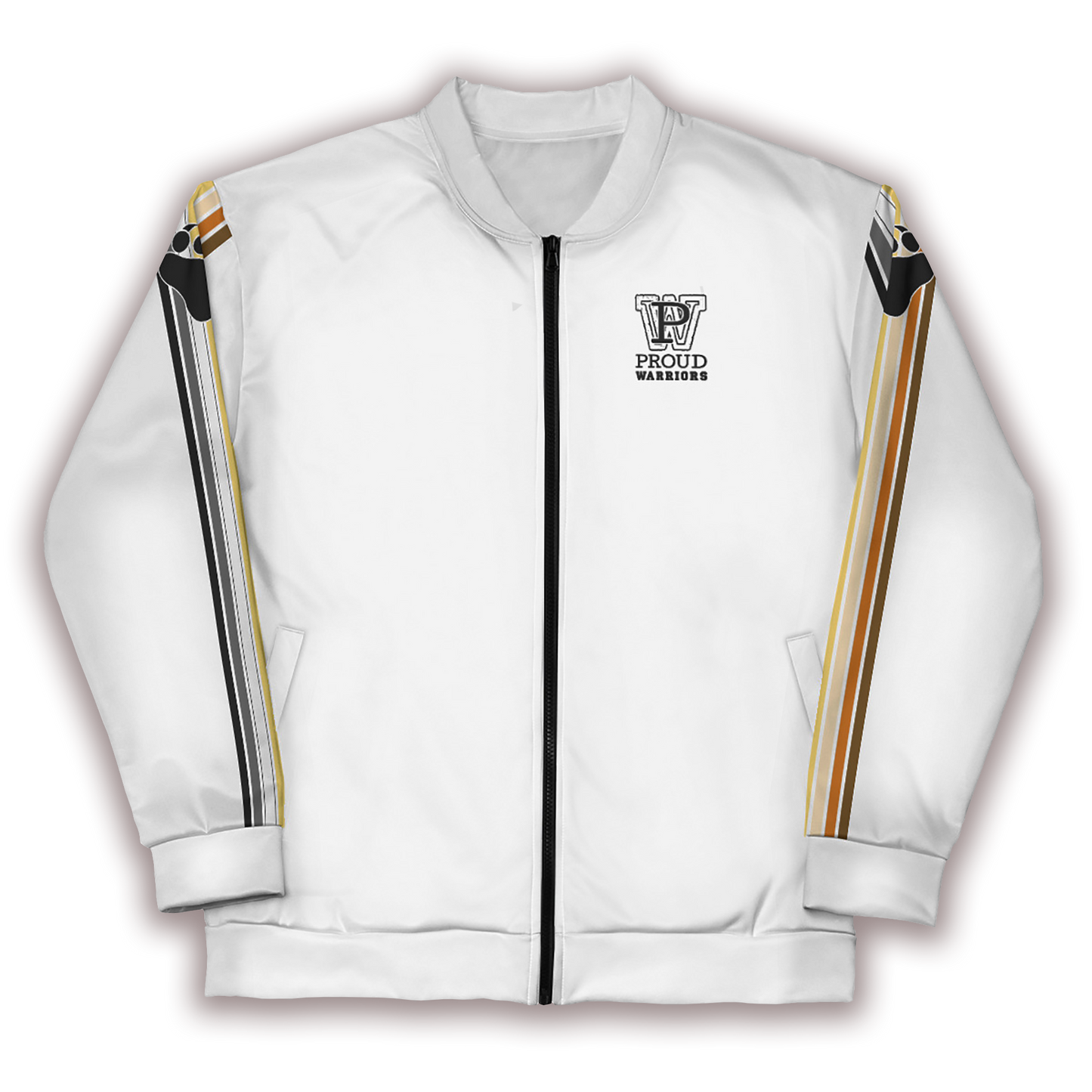 Bears Prididas White Bomber Jacket