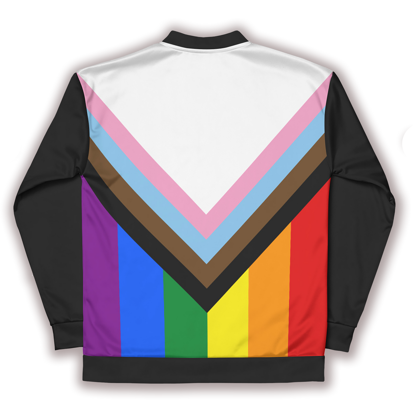 Progress Pride Black Bomber Jacket