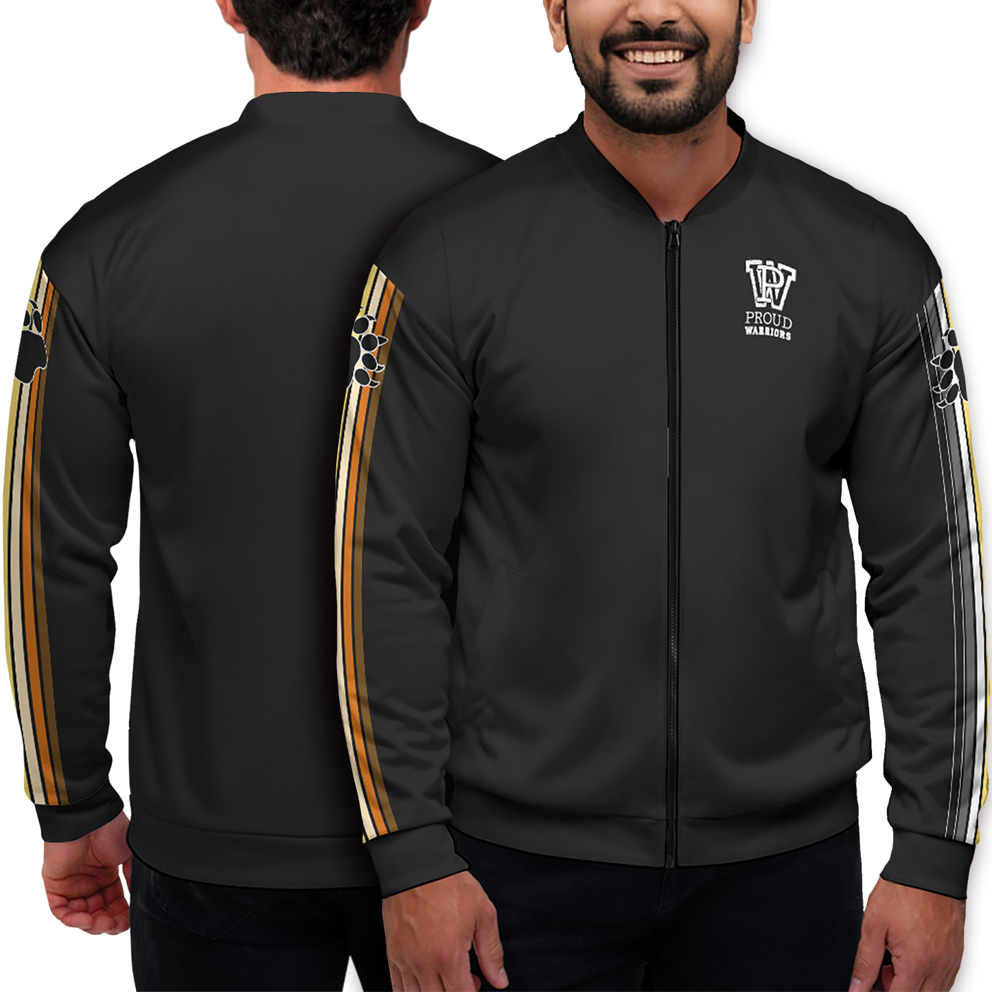 Bears Prididas Black Bomber Jacket