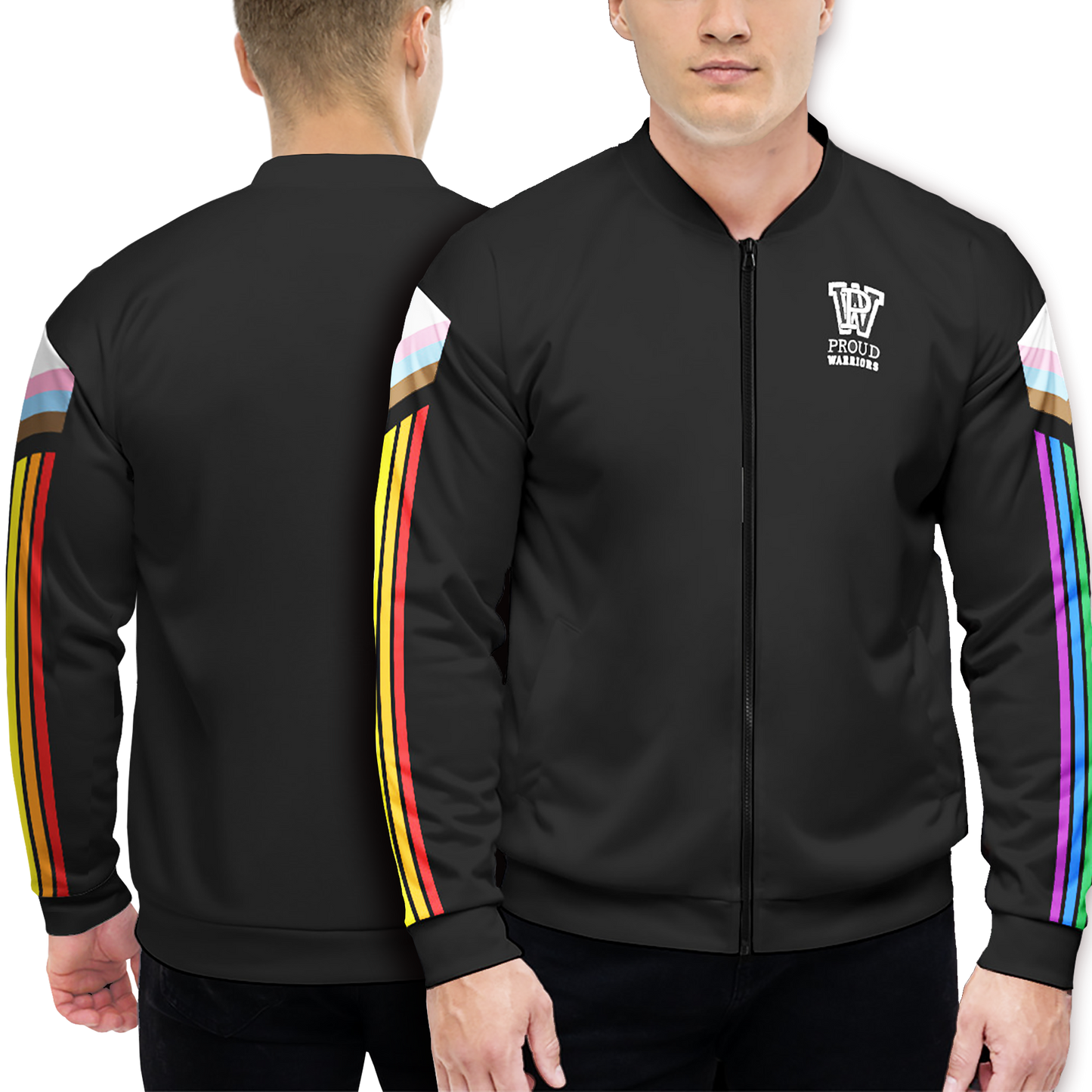 Progress Prididas Black Bomber Jacket