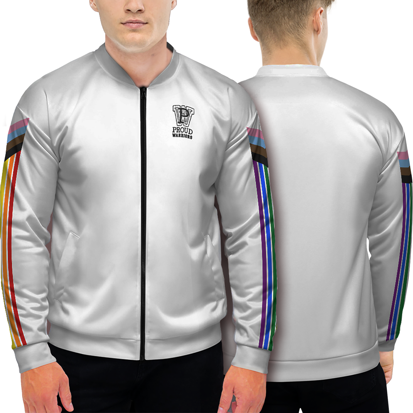 Progress Prididas White Bomber Jacket