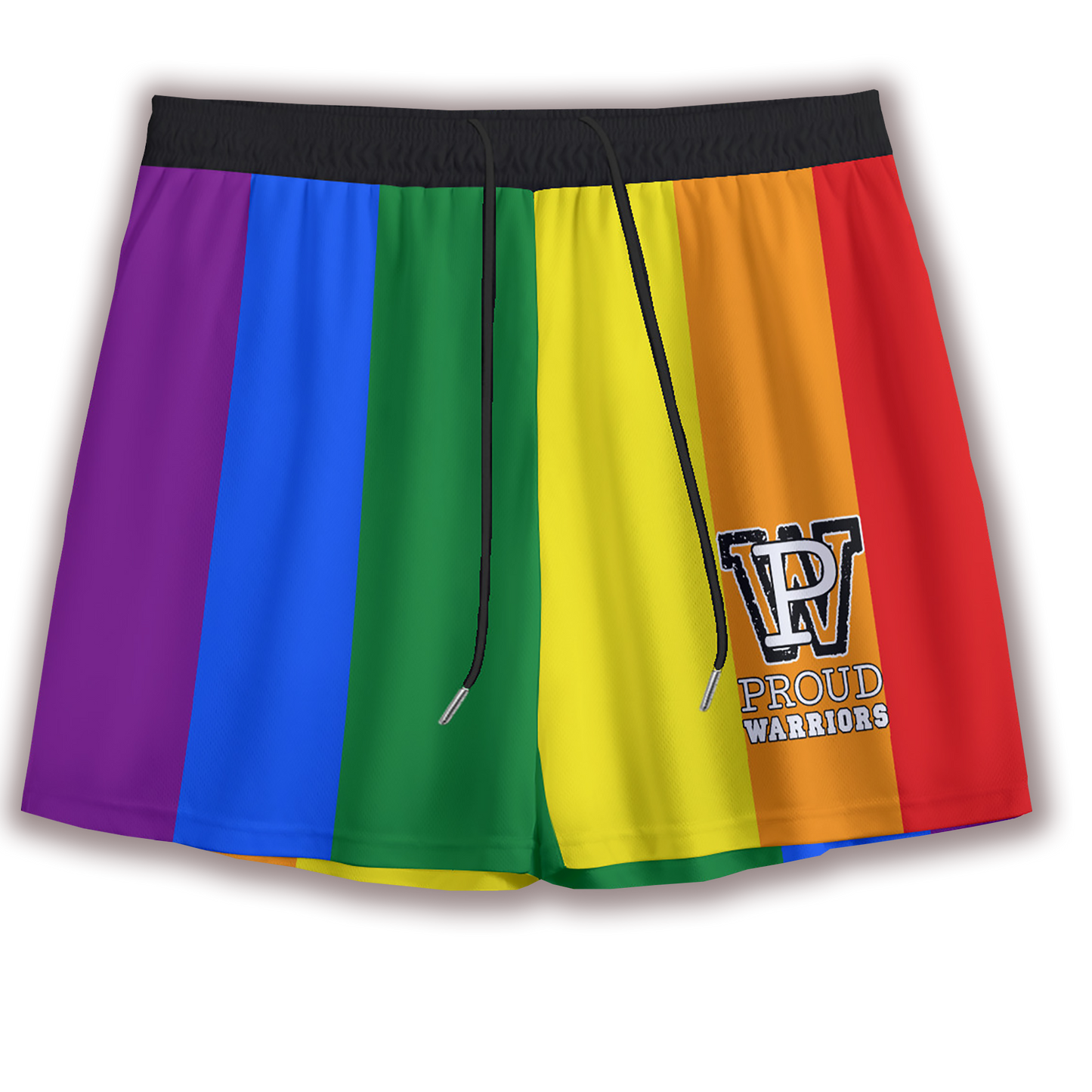 Progress Pride Mesh Sports Shorts