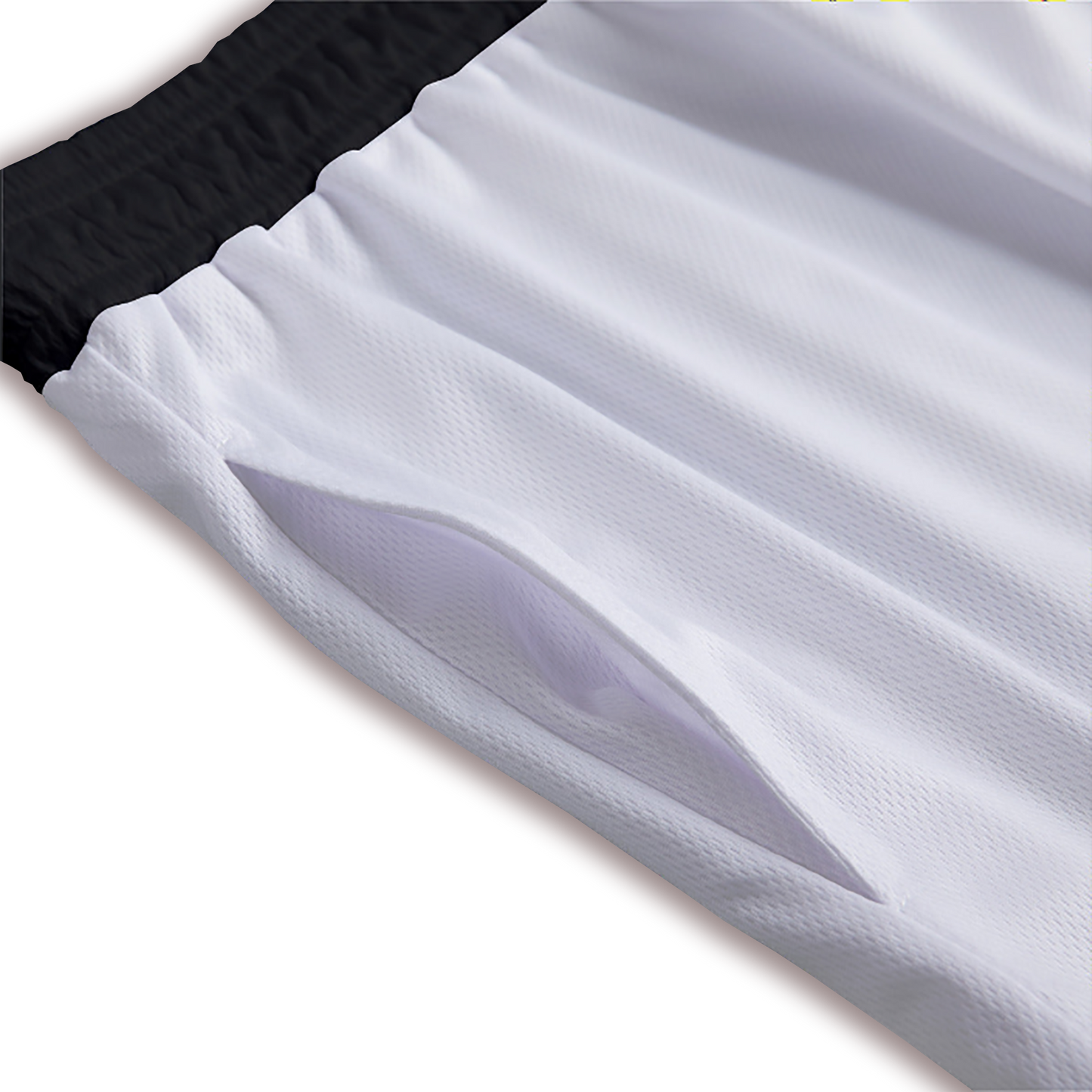 Progress Prididas White Mesh Sports Shorts