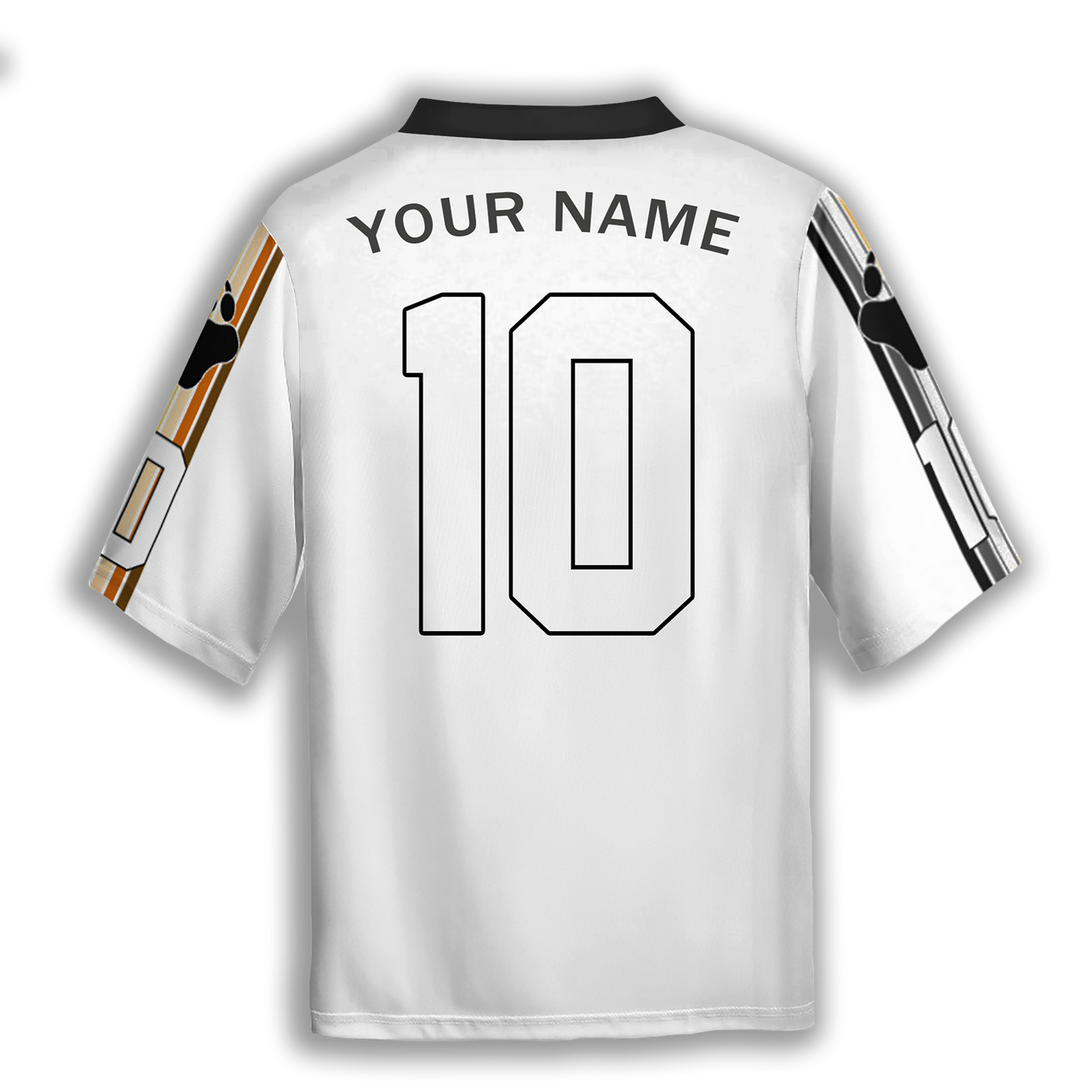 Bears Prididas Personalized White Soccer Jersey