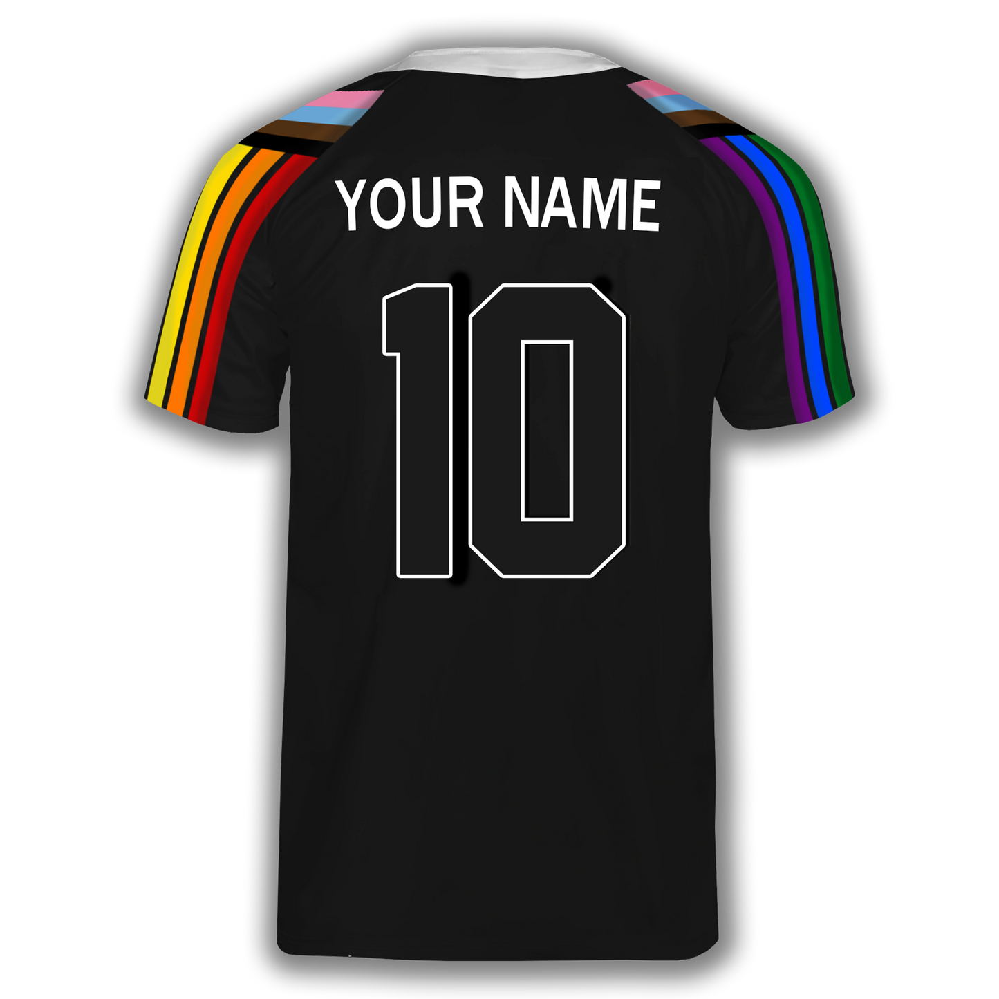 Progress Prididas Black Personalized Rugby Jersey