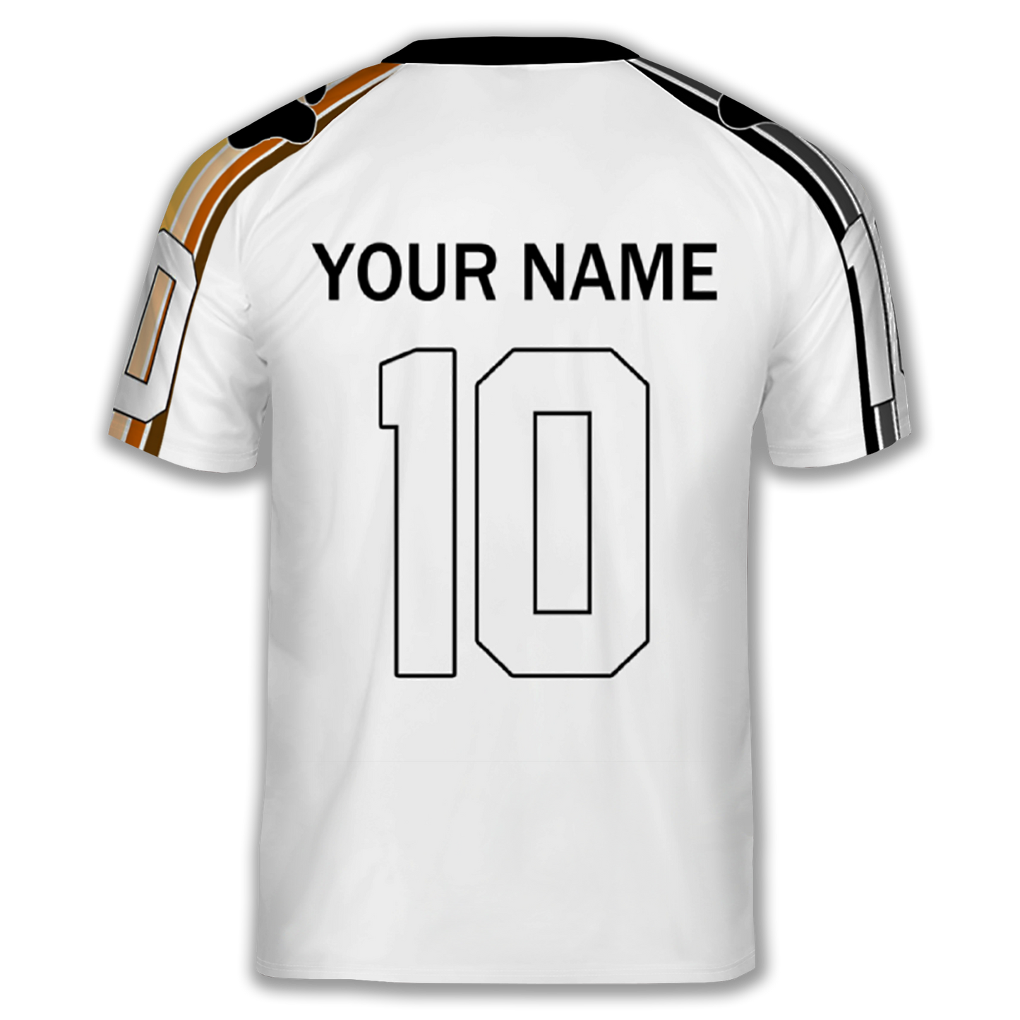 Bears Prididas Personalized White Rugby Jersey