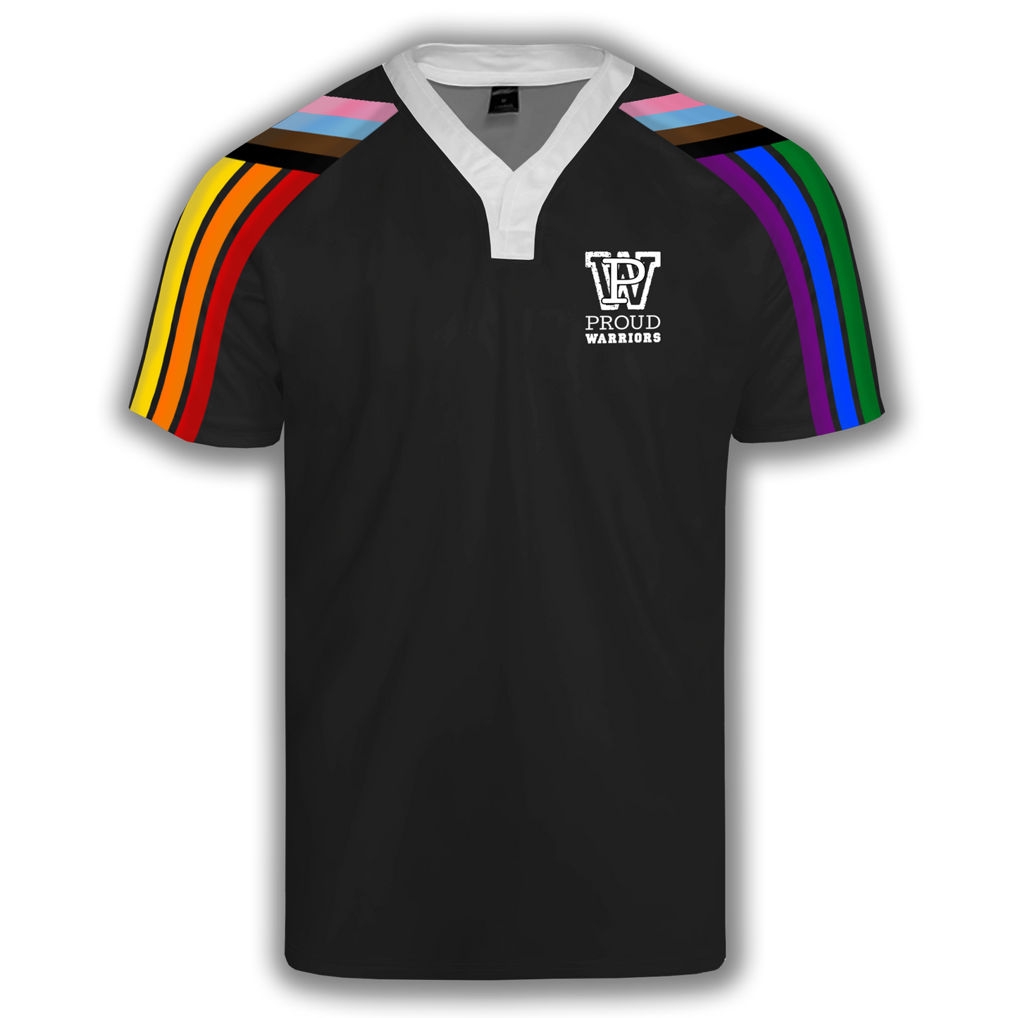 Progress Prididas Black Personalized Rugby Jersey