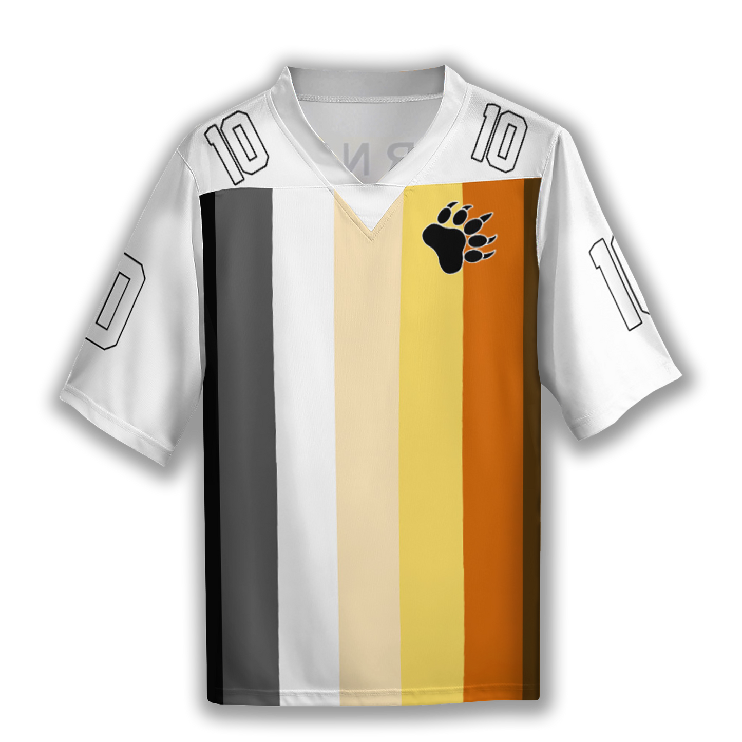 Bears Flag Personalized White Soccer Jersey