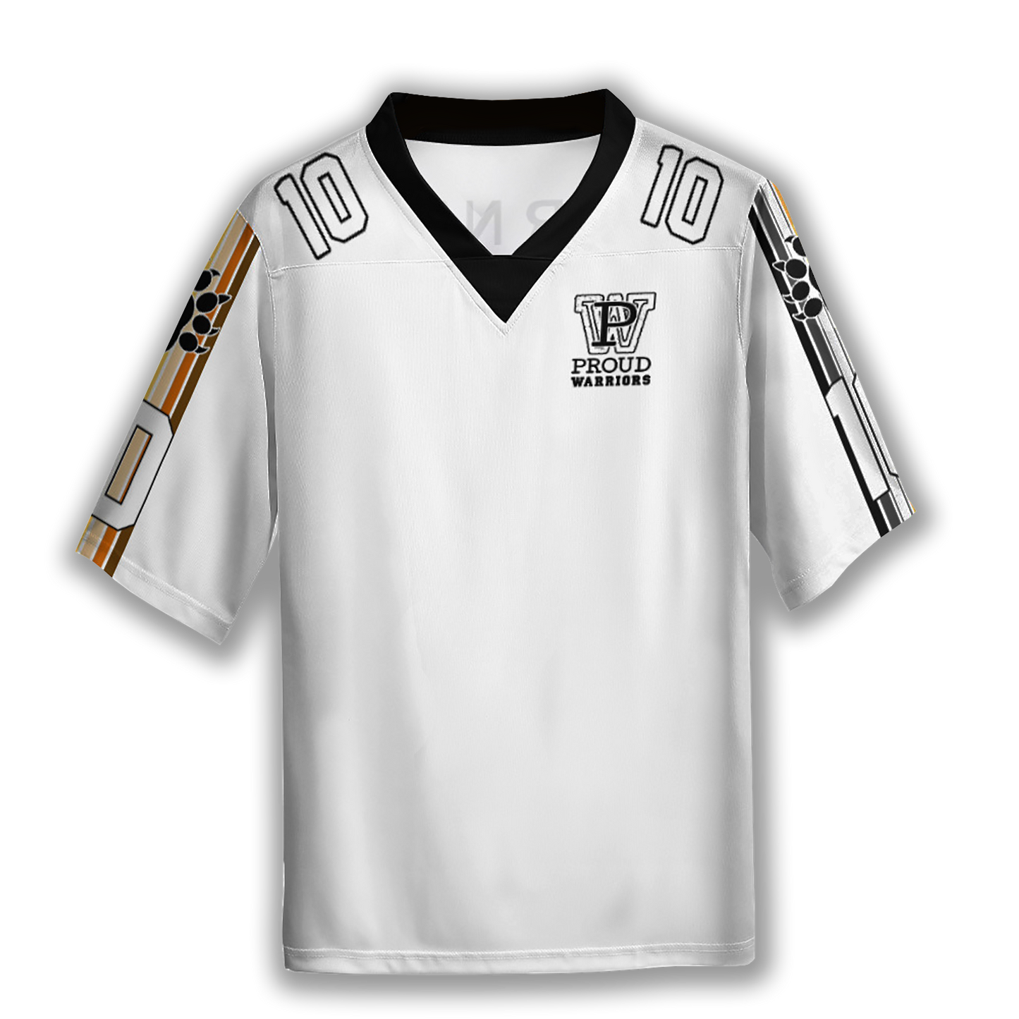 Bears Prididas Personalized White Soccer Jersey
