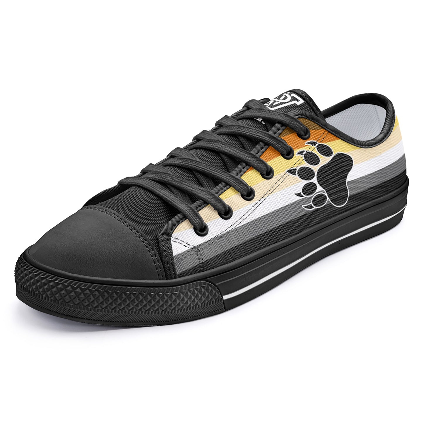 Bears Flag Low Top Canvas Sneakers