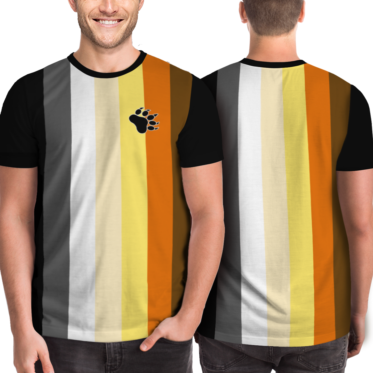 Bears Flag Black T-shirt