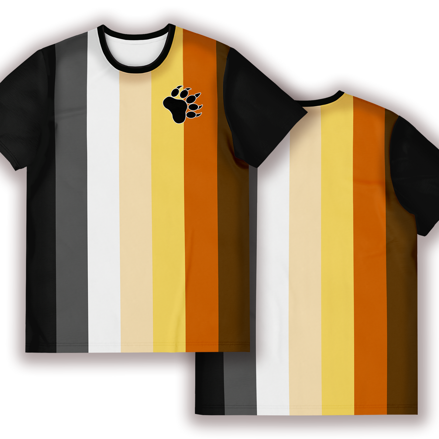 Bears Flag Black T-shirt