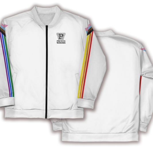 Progress Prididas White Bomber Jacket